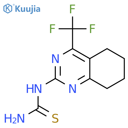 (4-Trifluoromethyl-5,6,7,8-tetrahydroquinazolin-2-yl)thiourea structure