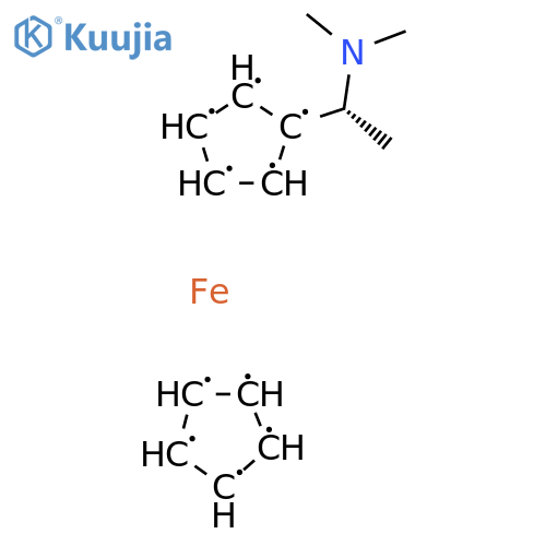 (R)-(+)-N,N-Dimethyl-1-ferrocenylethylamine structure