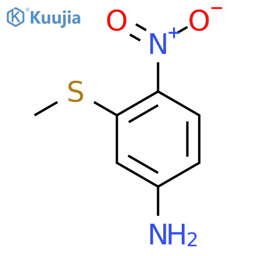 3-(Methylsulfanyl)-4-nitroaniline structure