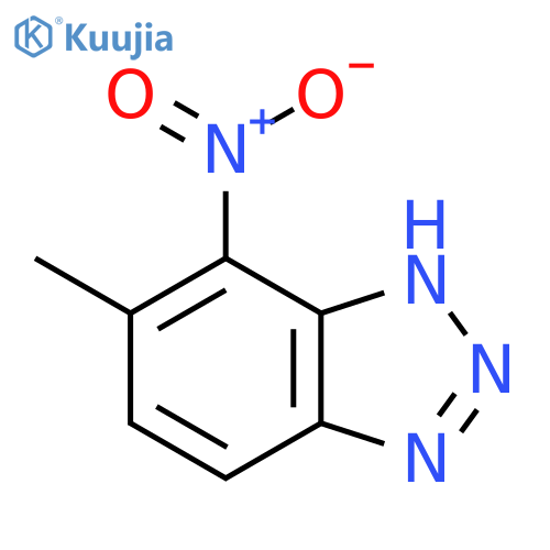 5-Methyl-4-nitro-1H-1,2,3-benzotriazole structure