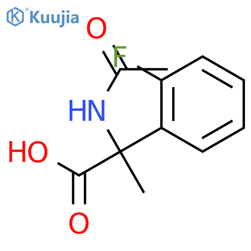 2-Amino-2-(2-fluorophenyl)propanoic Acid structure