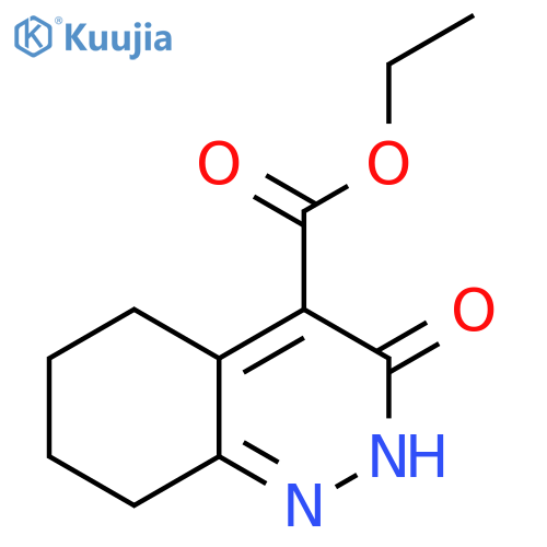 3-oxo-2,3,5,6,7,8-hexahydro-cinnoline-4-carboxylic acid ethyl ester structure