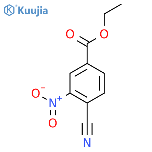 Ethyl 4-cyano-3-nitrobenzoate structure
