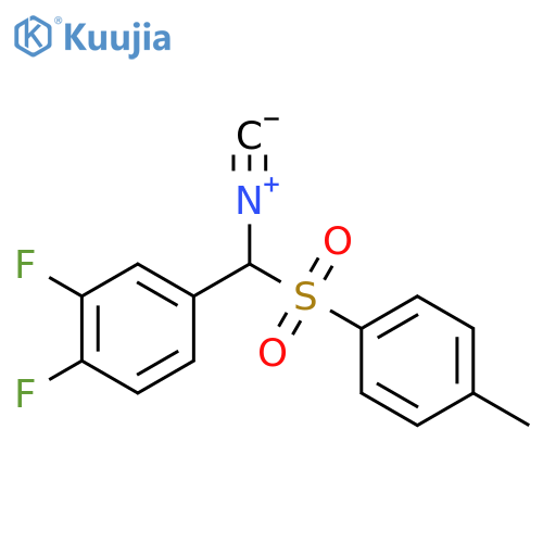 Benzene,1,2-difluoro-4-[isocyano[(4-methylphenyl)sulfonyl]methyl]- structure