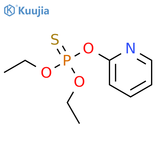 Phosphorothioic acid,O,O-diethyl O-2-pyridinyl ester (9CI) structure