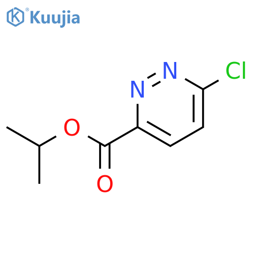Isopropyl 6-chloropyridazine-3-carboxylate structure