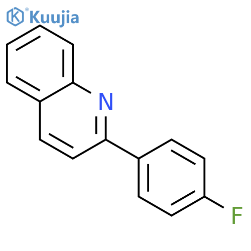 Quinoline, 2-(4-fluorophenyl)- structure