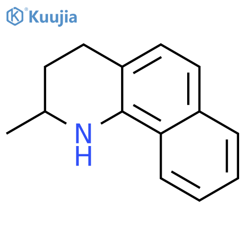 Benzo[h]quinoline, 1,2,3,4-tetrahydro-2-methyl- structure