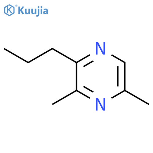 Pyrazine,3,5-dimethyl-2-propyl- structure