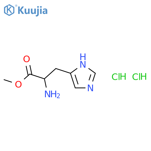 methyl 2-amino-3-(1H-imidazol-4-yl)propanoate dihydrochloride structure