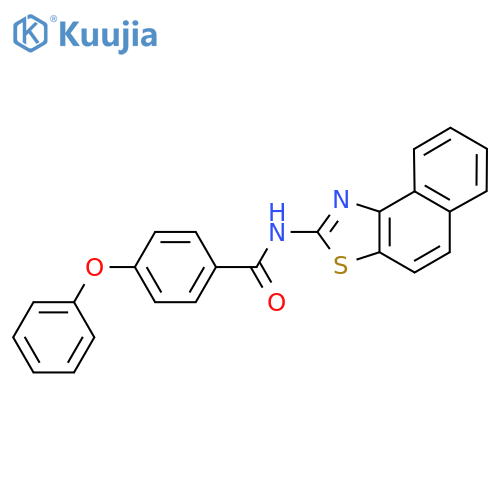 N-{naphtho1,2-d1,3thiazol-2-yl}-4-phenoxybenzamide structure