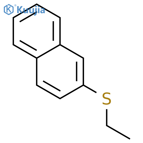 Naphthalene, 2-(ethylthio)- structure