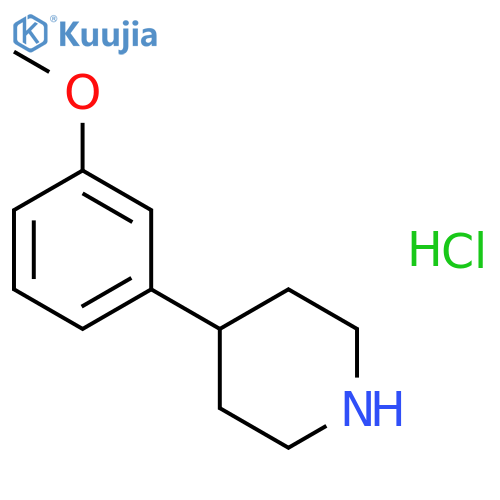 4-(3-methoxyphenyl)piperidine hydrochloride structure