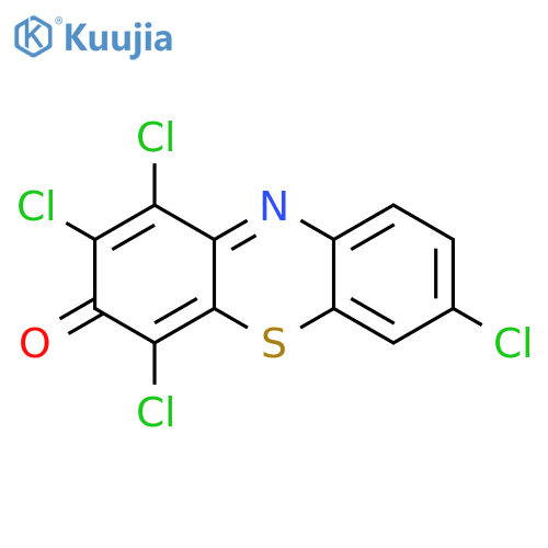 3H-Phenothiazin-3-one, 1,2,4,7-tetrachloro- structure