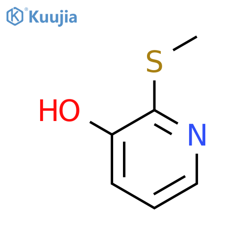 2-(methylsulfanyl)pyridin-3-ol structure
