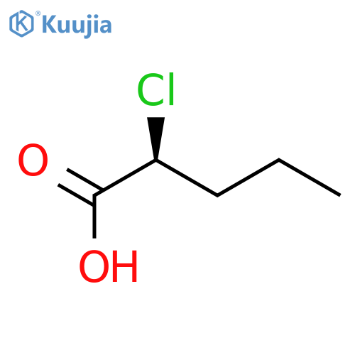 Pentanoic acid,2-chloro-, (S)- (9CI) structure