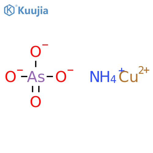 Arsenic acid (H3AsO4),ammonium copper(2+) salt (1:1:1) structure