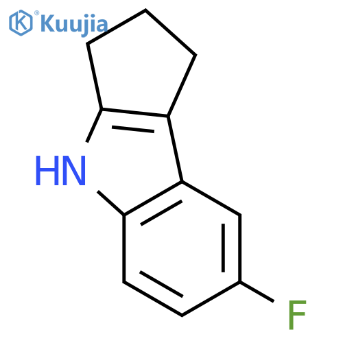 7-fluoro-1,2,3,4-tetrahydrocyclopentabindole structure