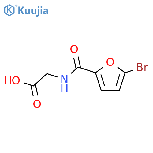 2-(5-Bromofuran-2-yl)formamidoacetic Acid structure