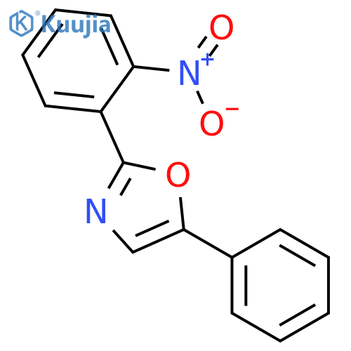 Oxazole, 2-(2-nitrophenyl)-5-phenyl- structure
