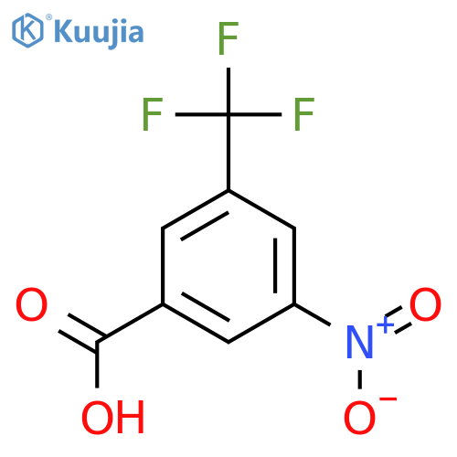3-Nitro-5-(trifluoromethyl)benzoic acid structure