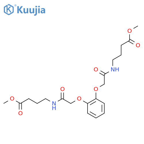 methyl 4-2-(2-{(4-methoxy-4-oxobutyl)carbamoylmethoxy}phenoxy)acetamidobutanoate structure