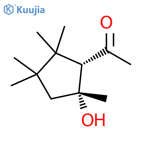 trans-5-Hydroxy-2,2,3,3,5-pentamethylcyclopentyl Methyl Ketone structure