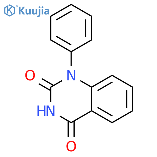 2,4(1H,3H)-Quinazolinedione, 1-phenyl- structure