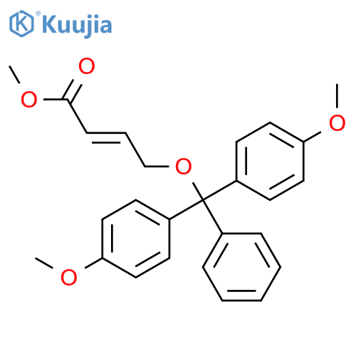 2-BUTENOIC ACID, 4-[BIS(4-METHOXYPHENYL)PHENYLMETHOXY]-, METHYL ESTER structure