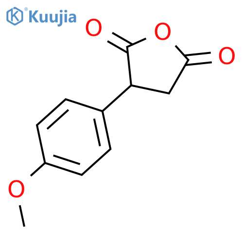 3-(4-methoxyphenyl)oxolane-2,5-dione structure