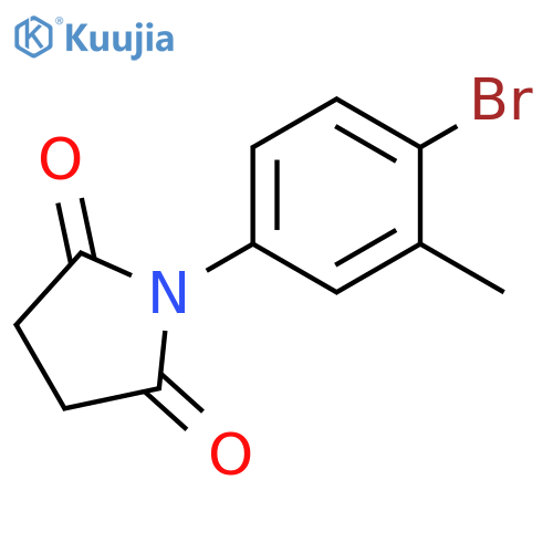 2,5-Pyrrolidinedione, 1-(4-bromo-3-methylphenyl)- structure