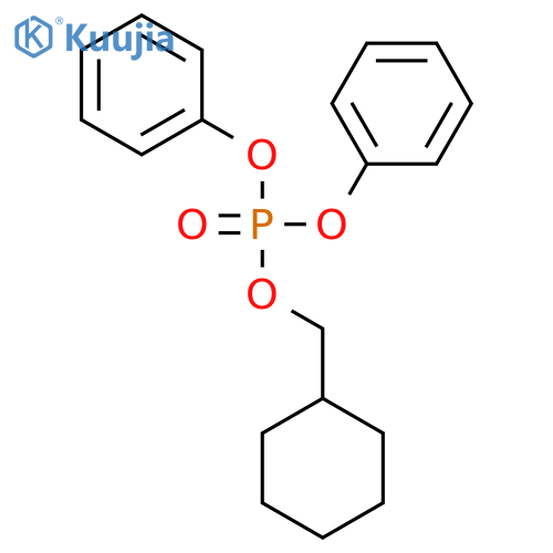 cyclohexylmethyl diphenyl phosphate structure