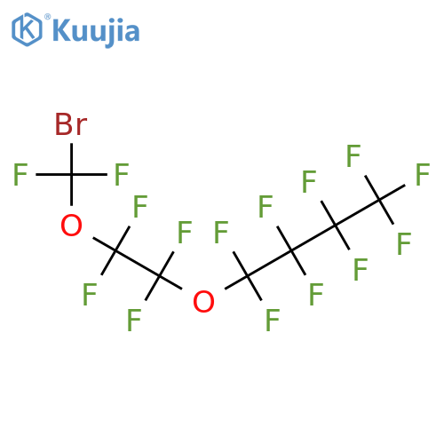 Butane,1-[2-(bromodifluoromethoxy)-1,1,2,2-tetrafluoroethoxy]-1,1,2,2,3,3,4,4,4-nonafluoro- structure