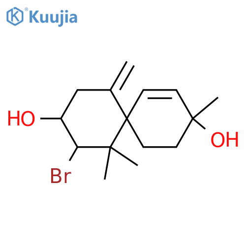10-Bromo-1,7(14)-chamigradiene-3,9-diol; 10-Epimer structure