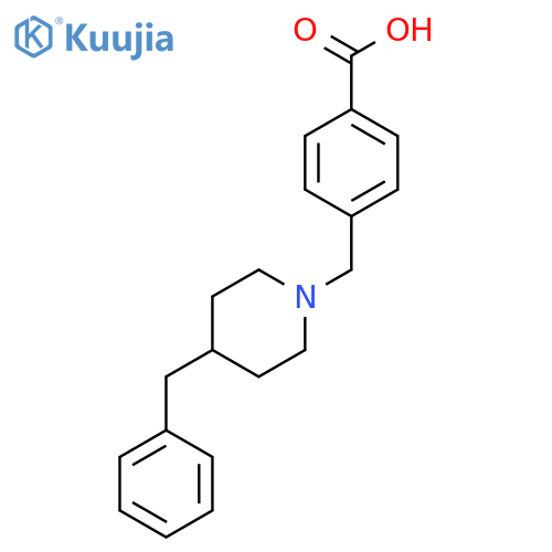 4-(4-Benzylpiperidin-1-yl)methylbenzoic acid structure