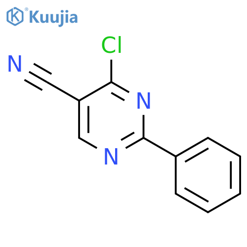 4-Chloro-2-phenylpyrimidine-5-carbonitrile structure