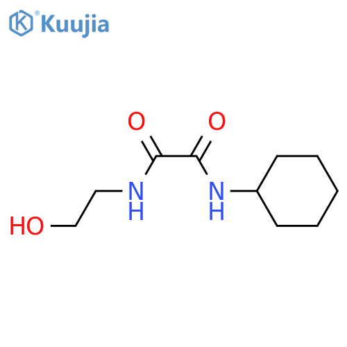 N'-cyclohexyl-N-(2-hydroxyethyl)ethanediamide structure