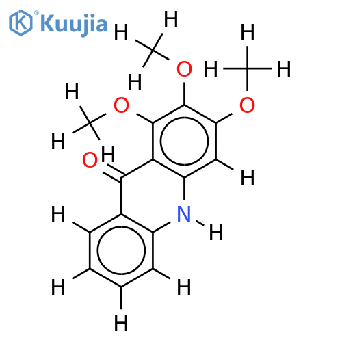 1,2,3-Trimethoxy-10-methyl-acridon structure