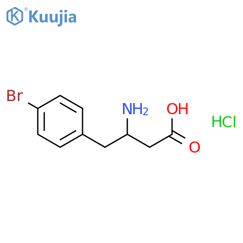 (R)-3-Amino-4-(4-Bromo-Phenyl)-Butyric Acid Hydrochloride Salt structure