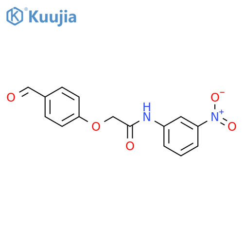 2-(4-Formyl-phenoxy)-N-(3-nitro-phenyl)-acetamide structure