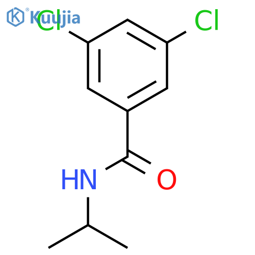 3,5-dichloro-N-(propan-2-yl)benzamide structure