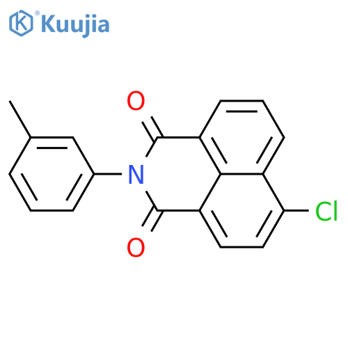 8-chloro-3-(3-methylphenyl)-3-azatricyclo7.3.1.0^{5,13}trideca-1(12),5,7,9(13),10-pentaene-2,4-dione structure