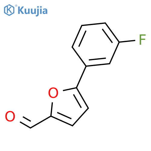5-(3-fluorophenyl)furan-2-carbaldehyde structure