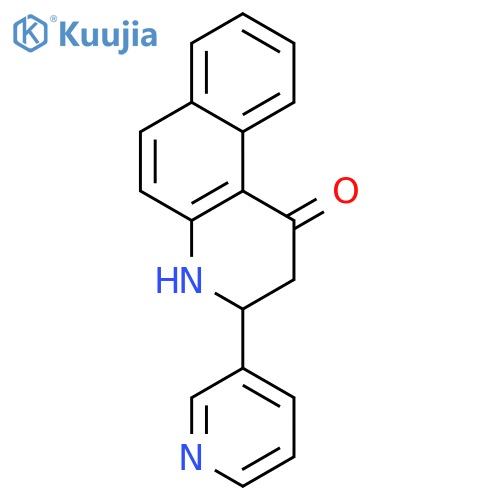 3-(3-pyridinyl)-3,4-dihydrobenzo[f]quinolin-1(2H)-one structure