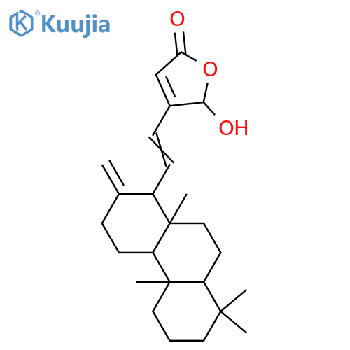 25-Hydroxy-13(24),15,17-cheilanthatrien-19,25-olide structure