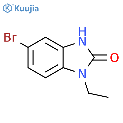 2H-Benzimidazol-2-one, 5-bromo-1-ethyl-1,3-dihydro- structure