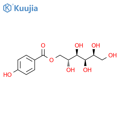 D-Glucitol, 6-(4-hydroxybenzoate) structure