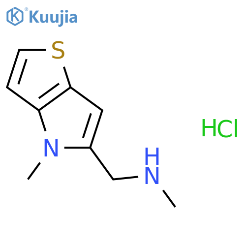 N-methyl-N-(4-methyl-4H-thieno3,2-bpyrrol-5-yl)methylamine Hydrochloride structure