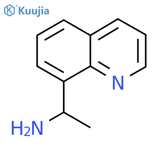 1-(quinolin-8-yl)ethan-1-amine structure