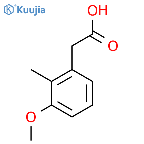 2-(3-Methoxy-2-methylphenyl)acetic acid structure